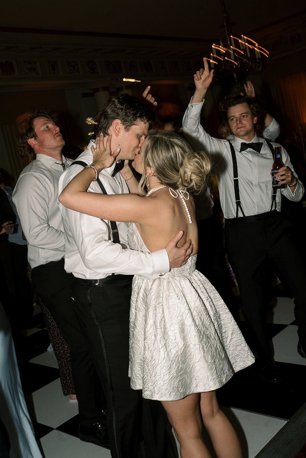 Andee & Quinn wedding at The Cincinnati Club: late night couple dance.