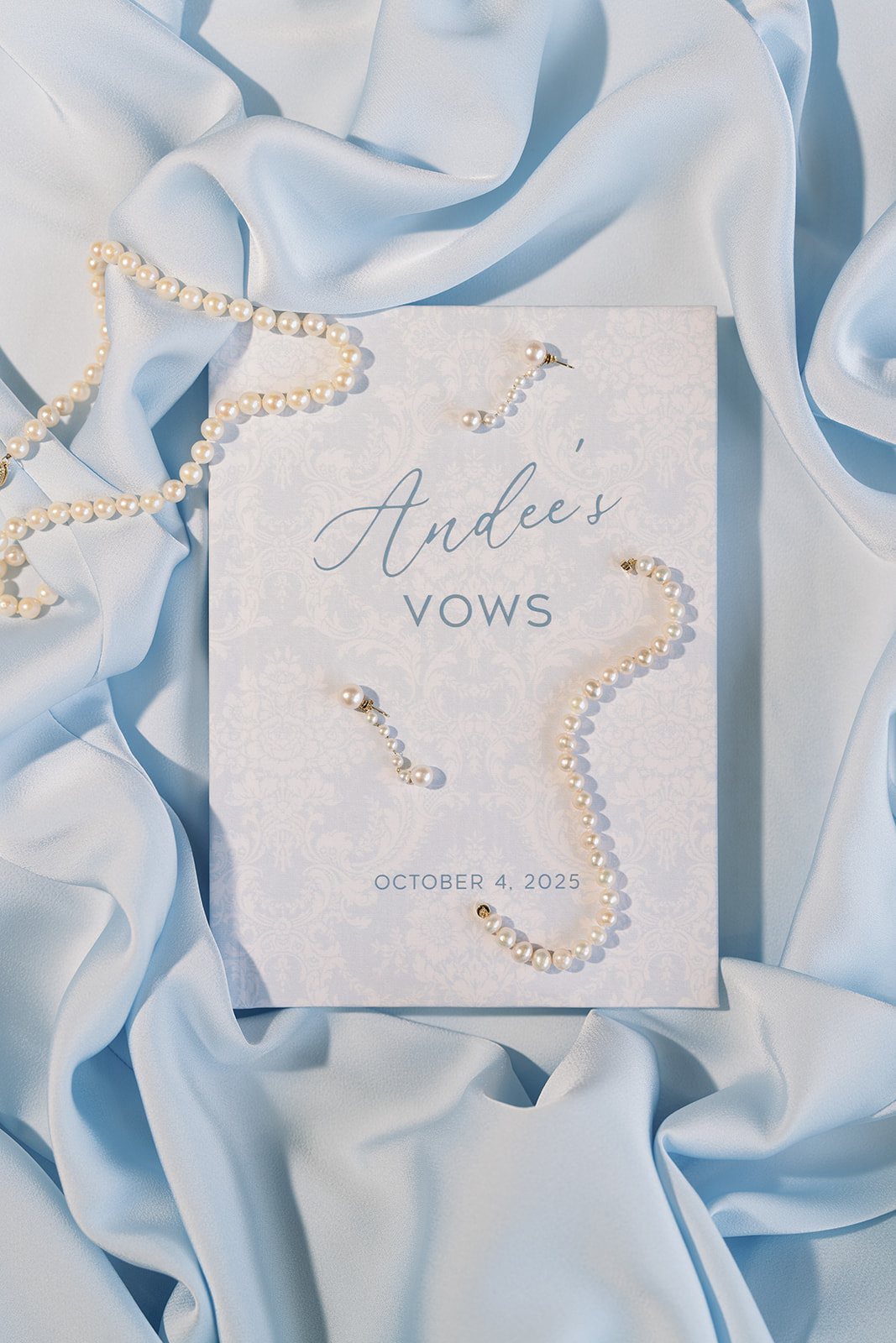 Andee & Quinn wedding at The Cincinnati Club: andee vows booklet.