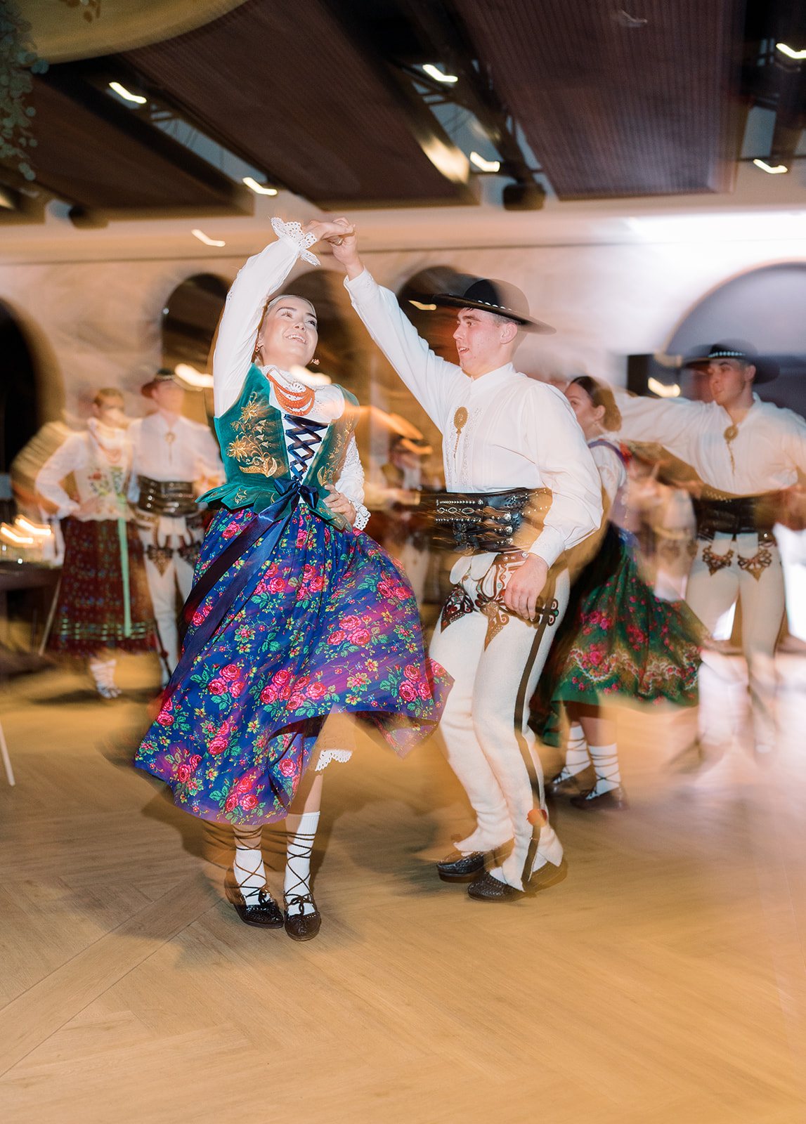 Clint and Ania wedding: polish dancers reception.