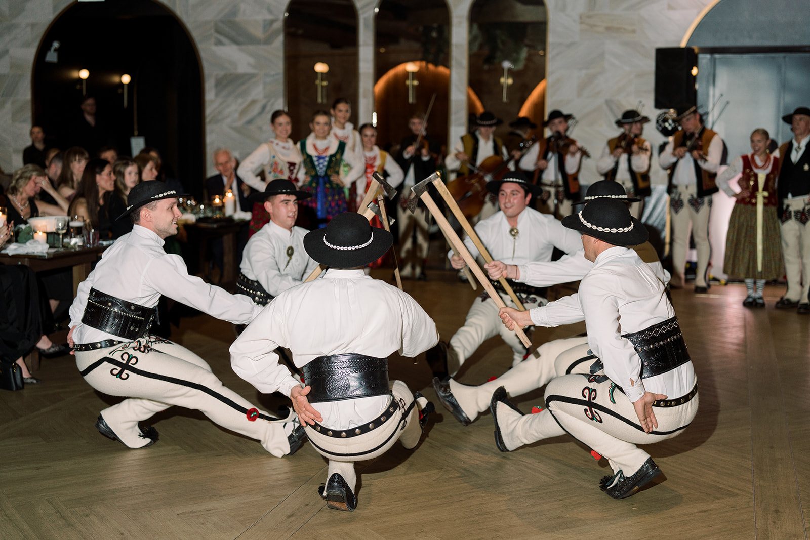 Clint and Ania wedding: polish men traditional dance.