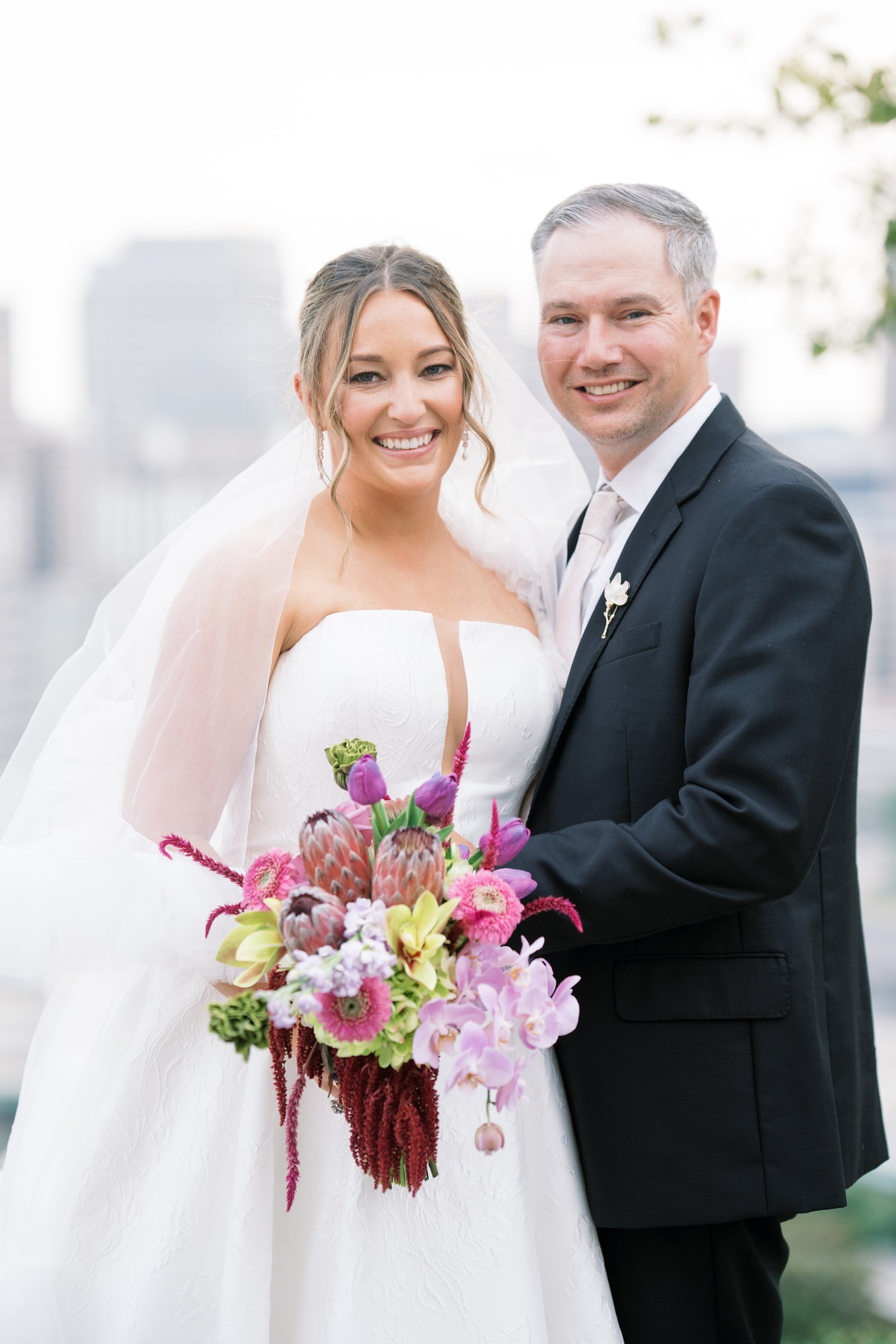 Kent and Nicolette wedding: kent nicolette bouquet portrait.