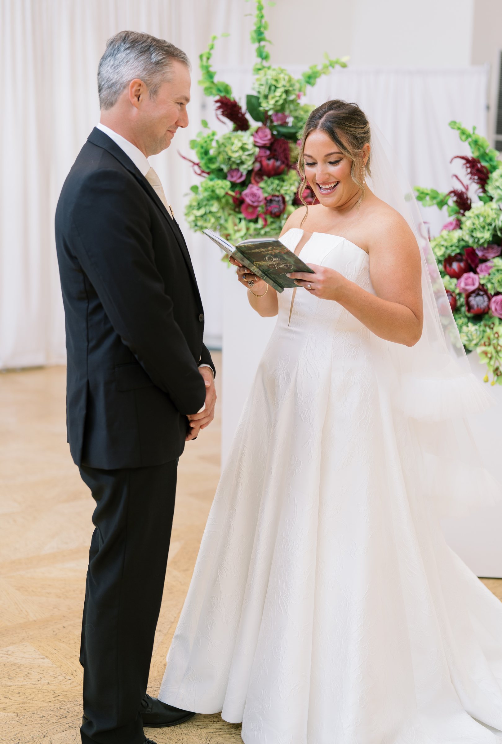 Kent and Nicolette wedding: kent nicolette ceremony reading.