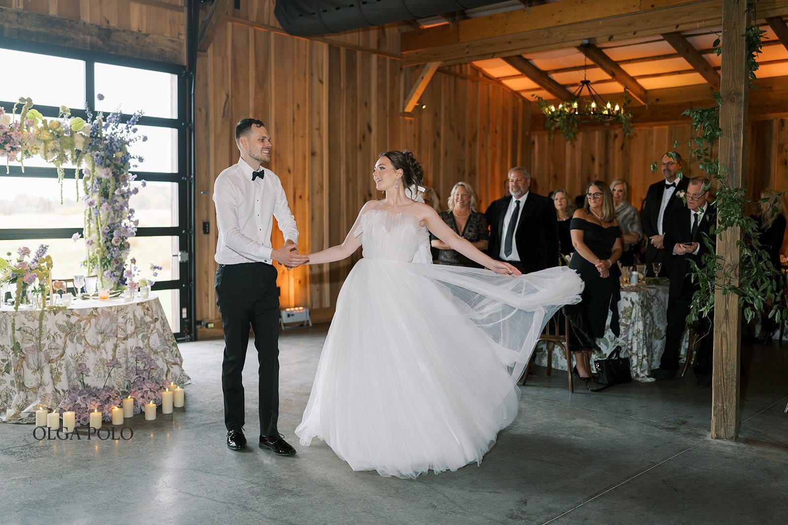 Maia and Troy during their first dance