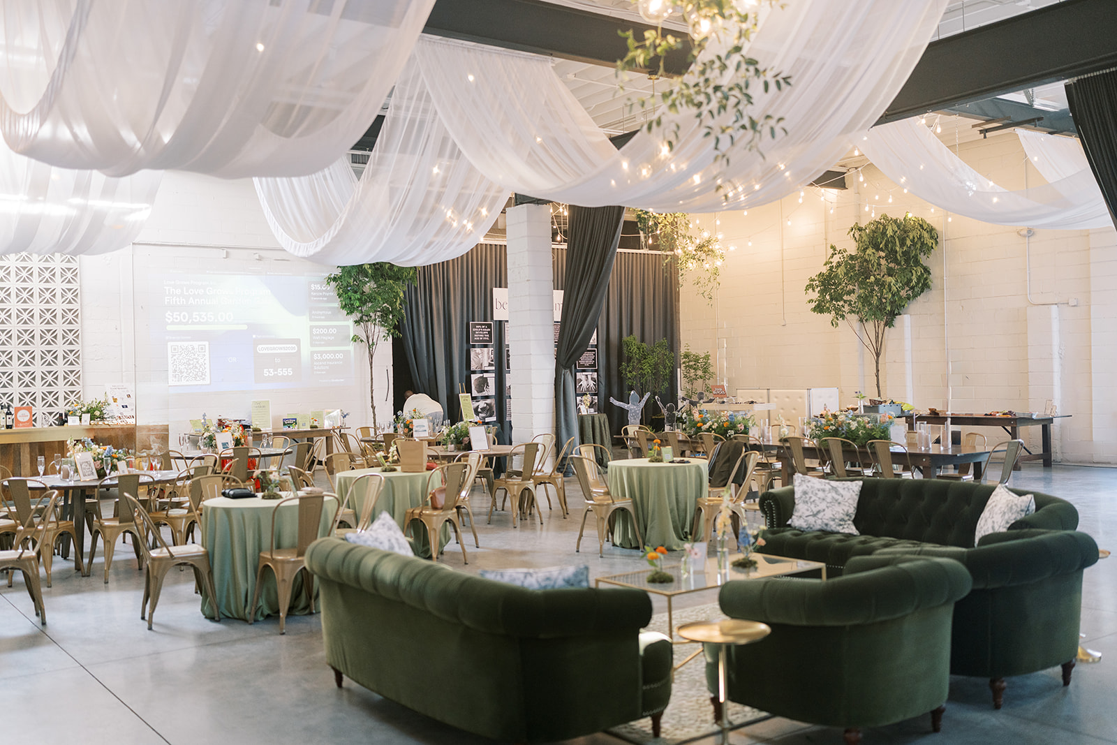 Interior event space at Mojave East