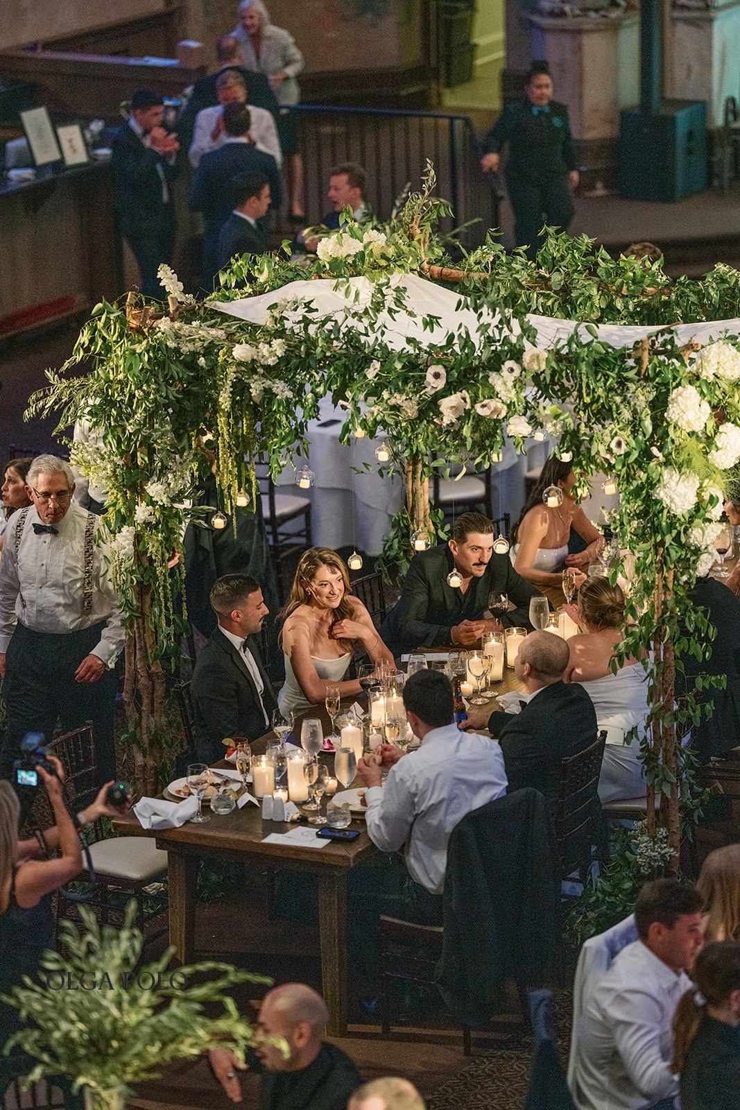 Wedding reception at The Monastery Event Center