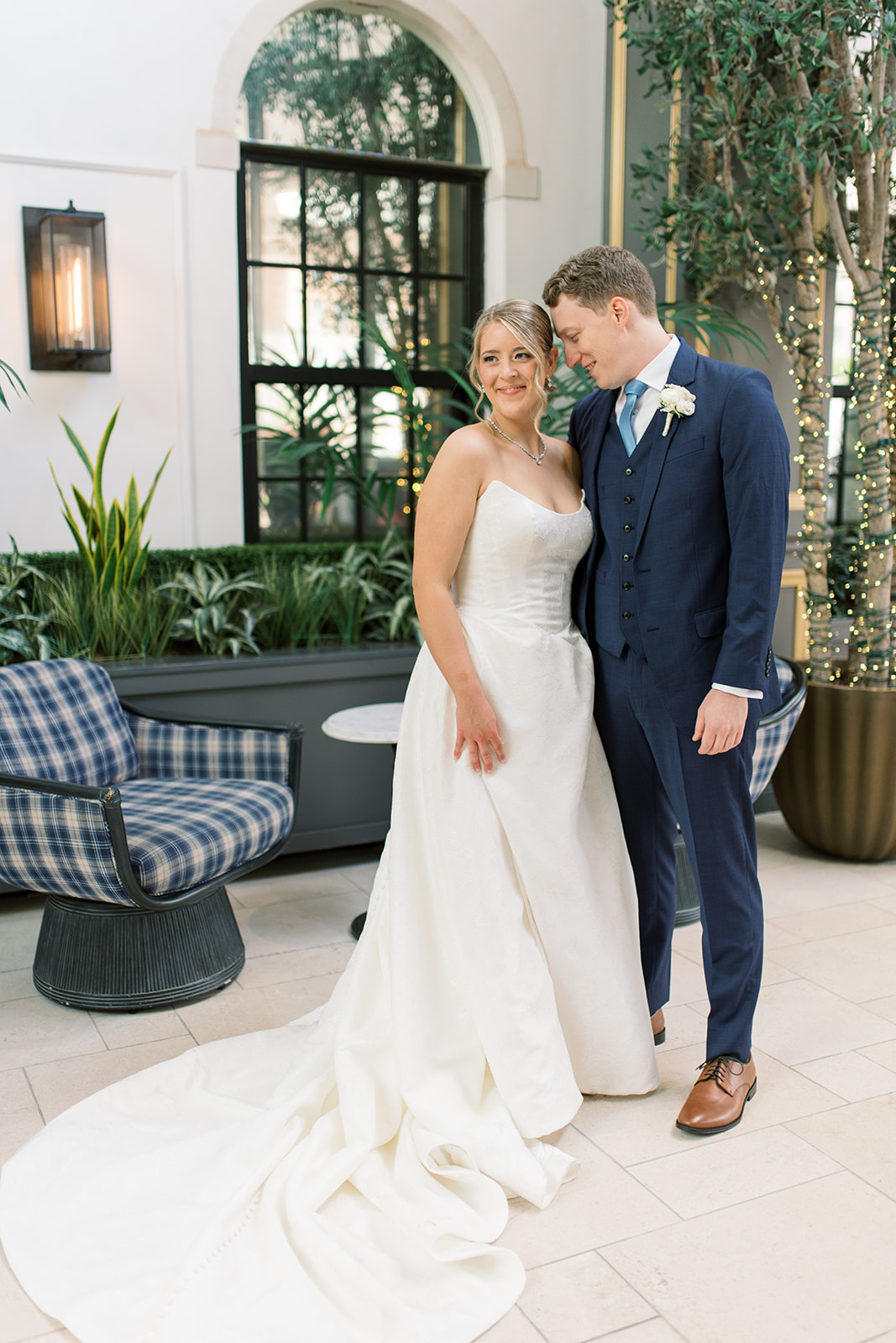 Joey and Caroline together after their first look at The Lytle Park Hotel