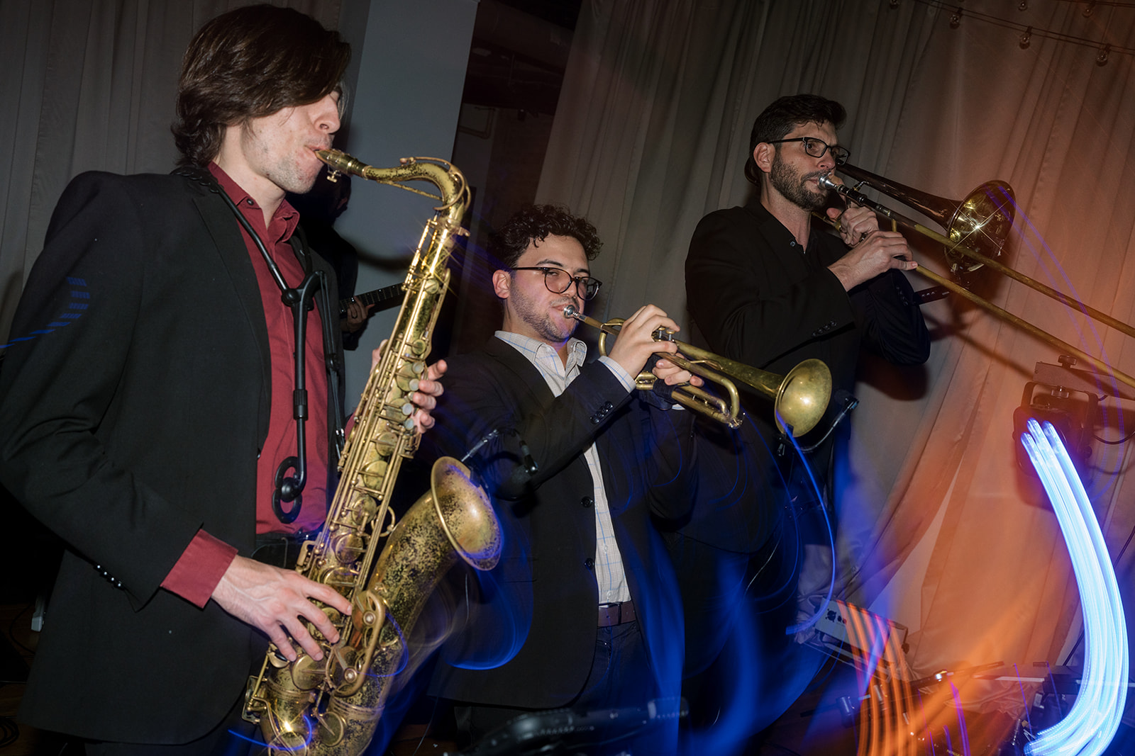 The Touchables performing live during Meghan and Kevin's wedding reception