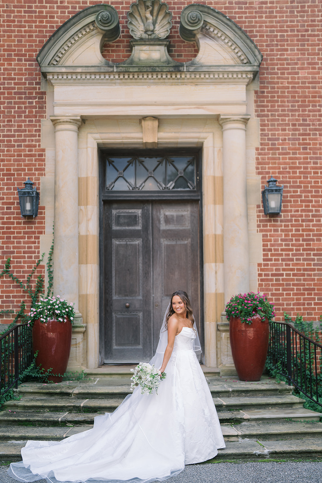 Zach and Olivia together in a wedding portrait, gallery view 11