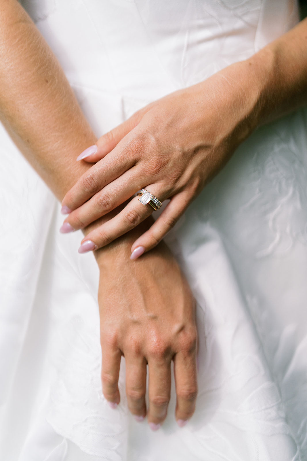 Zach and Olivia together in a wedding portrait, gallery view 13