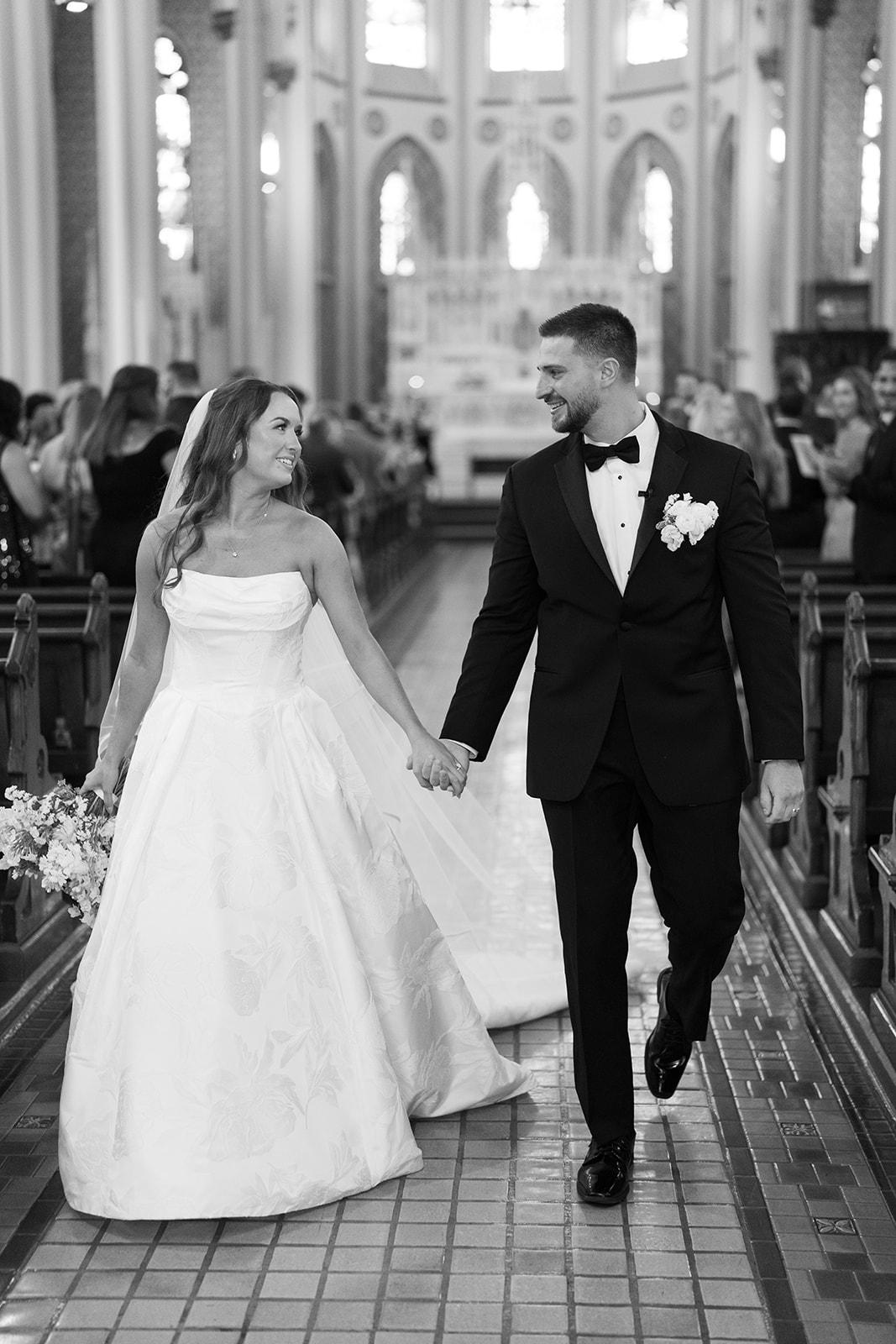 Zach and Olivia together in a wedding portrait, gallery view 15