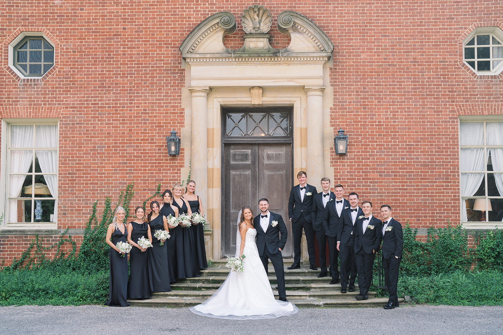 Olivia in an outdoor bridal portrait, gallery view 6