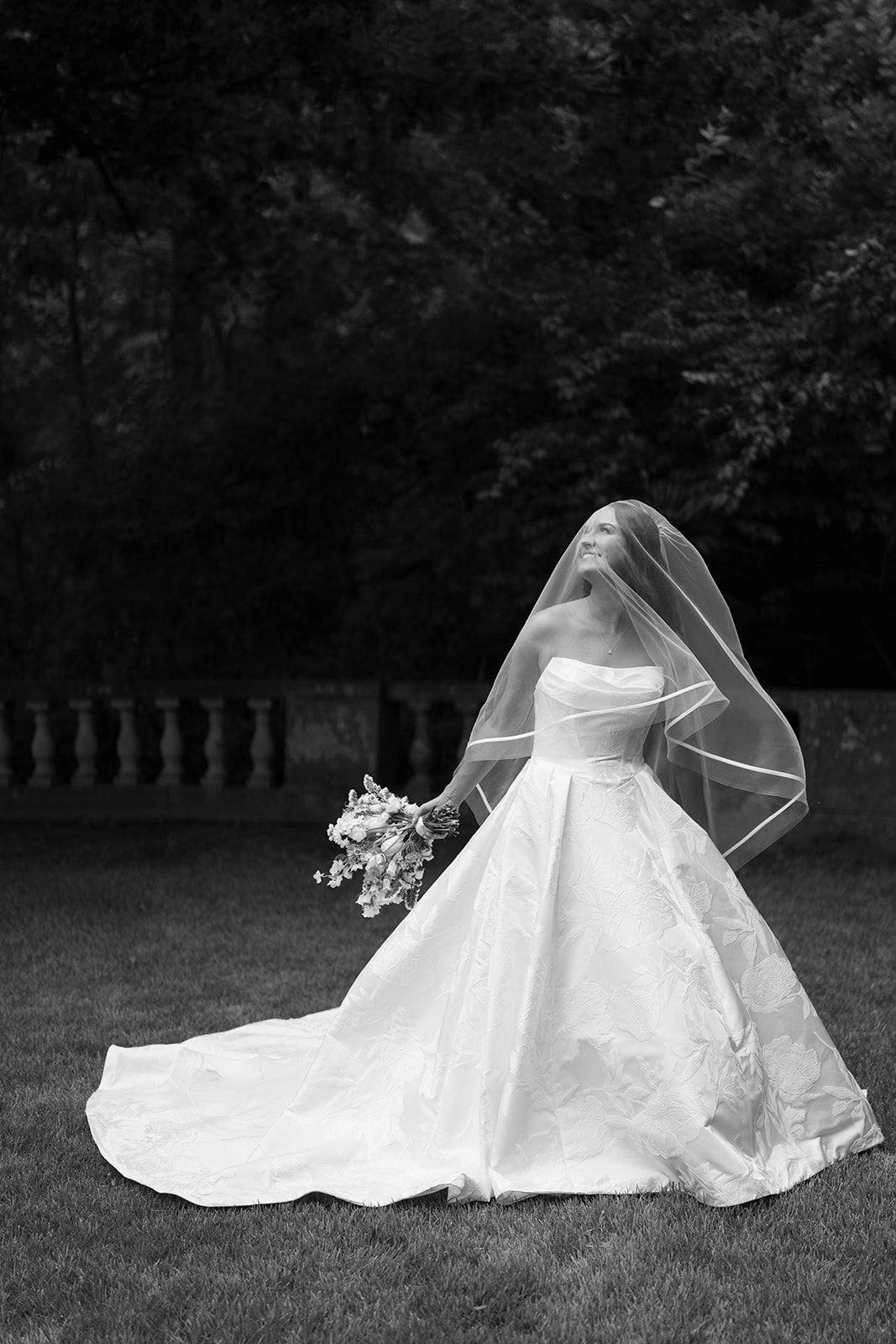 Reception seating at Peterloon Estate for Zach and Olivia's wedding, gallery view 4